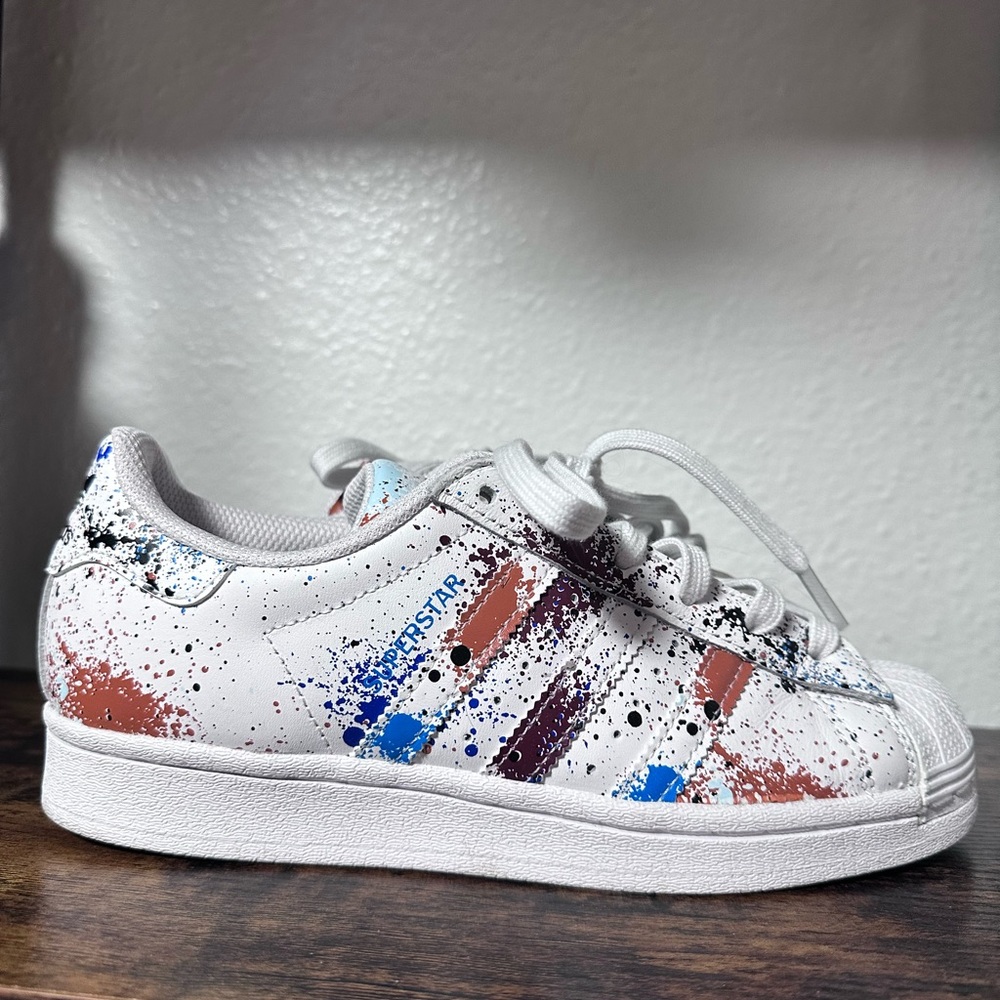 adidas Kids' Multicolor Splatter Sneakers